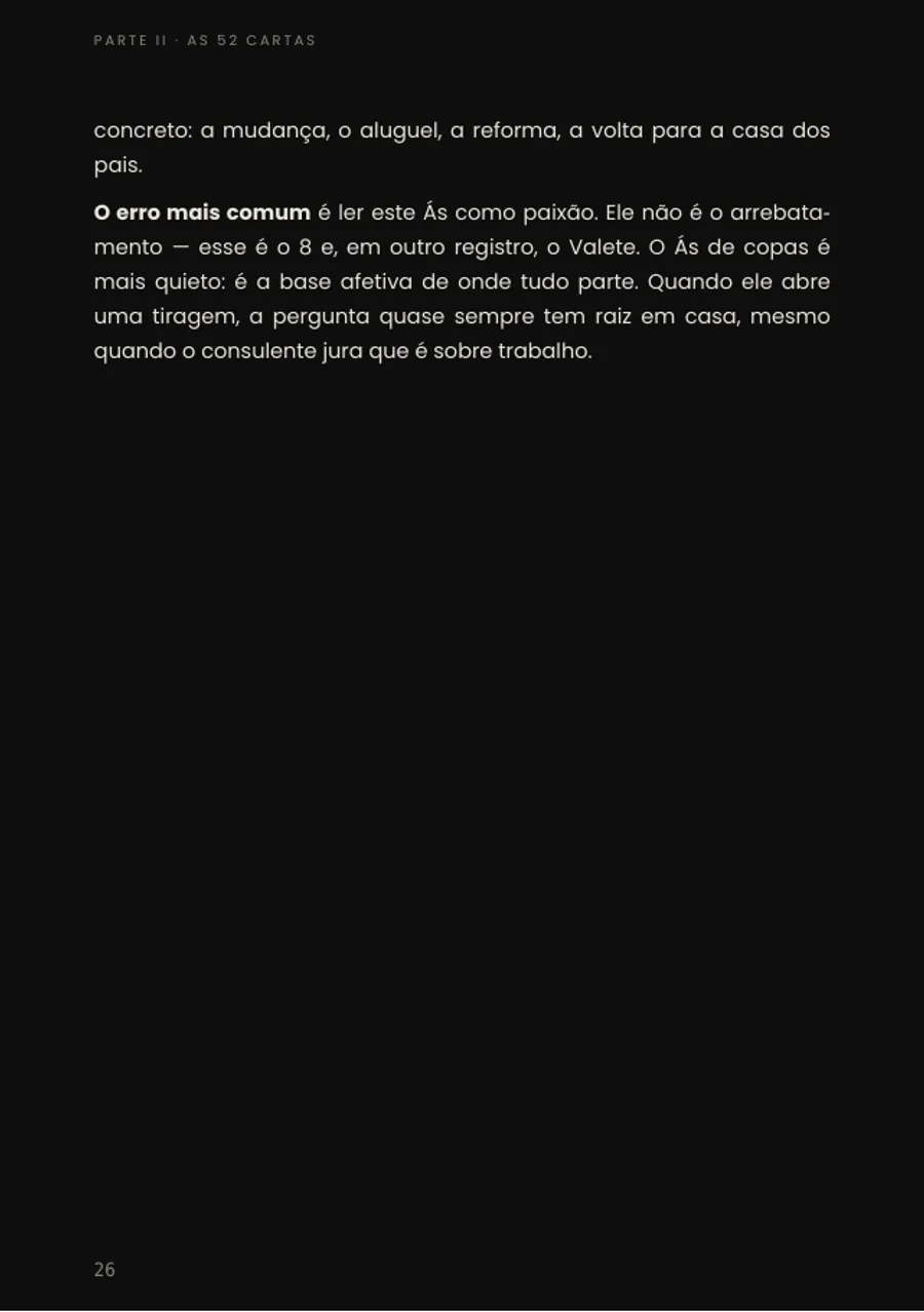 Ficha de uma carta