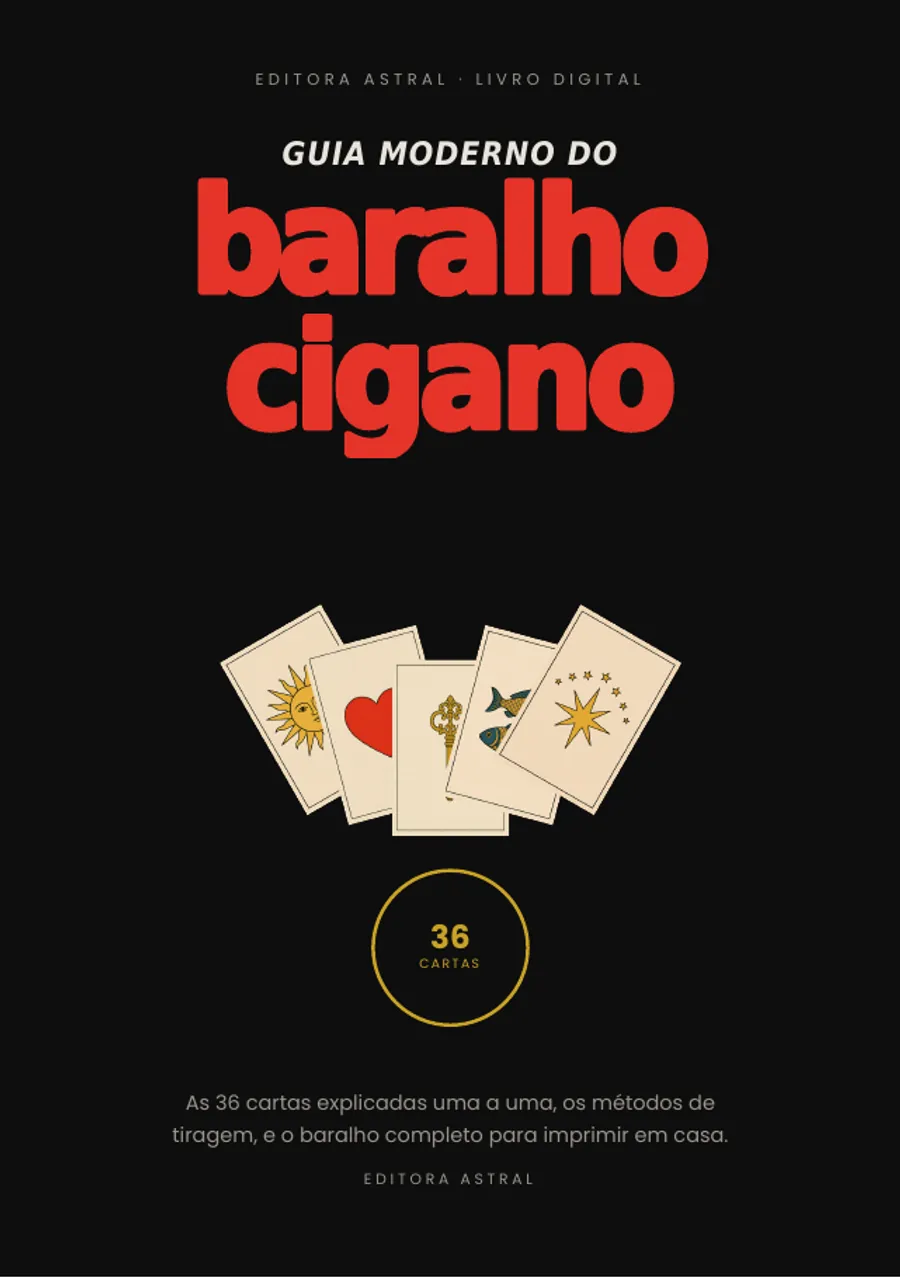 Capa do Guia Moderno do Baralho Cigano