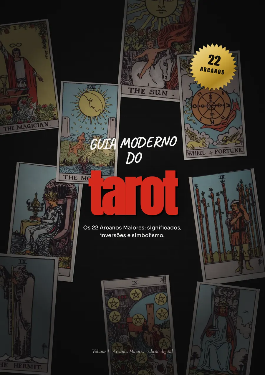 Capa do Volume I: colagem de cartas e o título em letras vermelhas